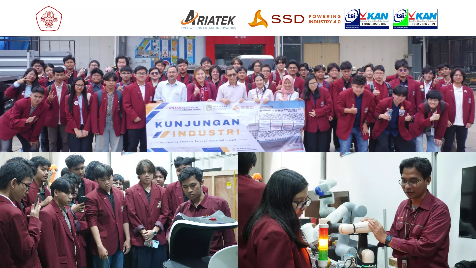 Universitas Tarumanagara Students Visit SSD Automation House of Industry 4.0