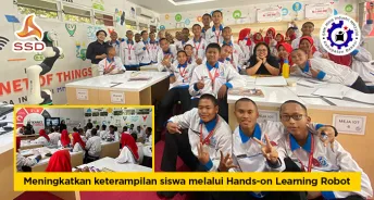 Meningkatkan keterampilan siswa melalui Handson Learning Robot