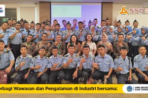 Sharing insights and experiences in the industry with SMK Negeri 1 Kabupaten Tangerang